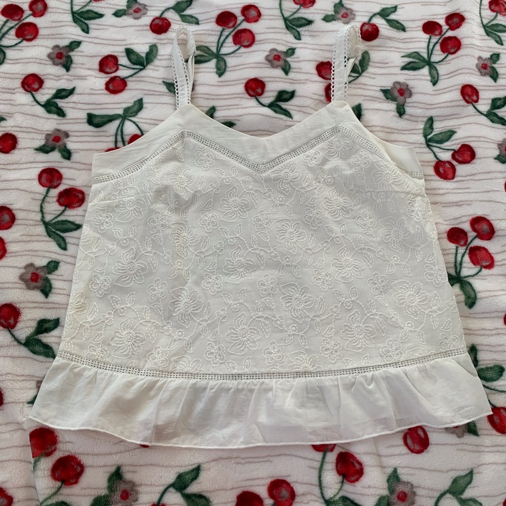 Cute floral tank top